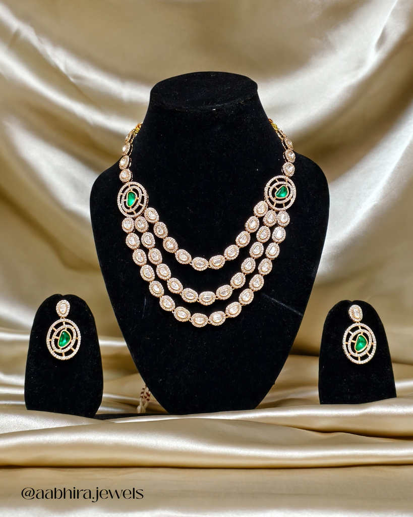 Aamira Polki Elegance Necklace Set