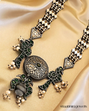 Mayura – The Regal Peacock Necklace Set