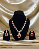 Zarina Ruby red Polki Set