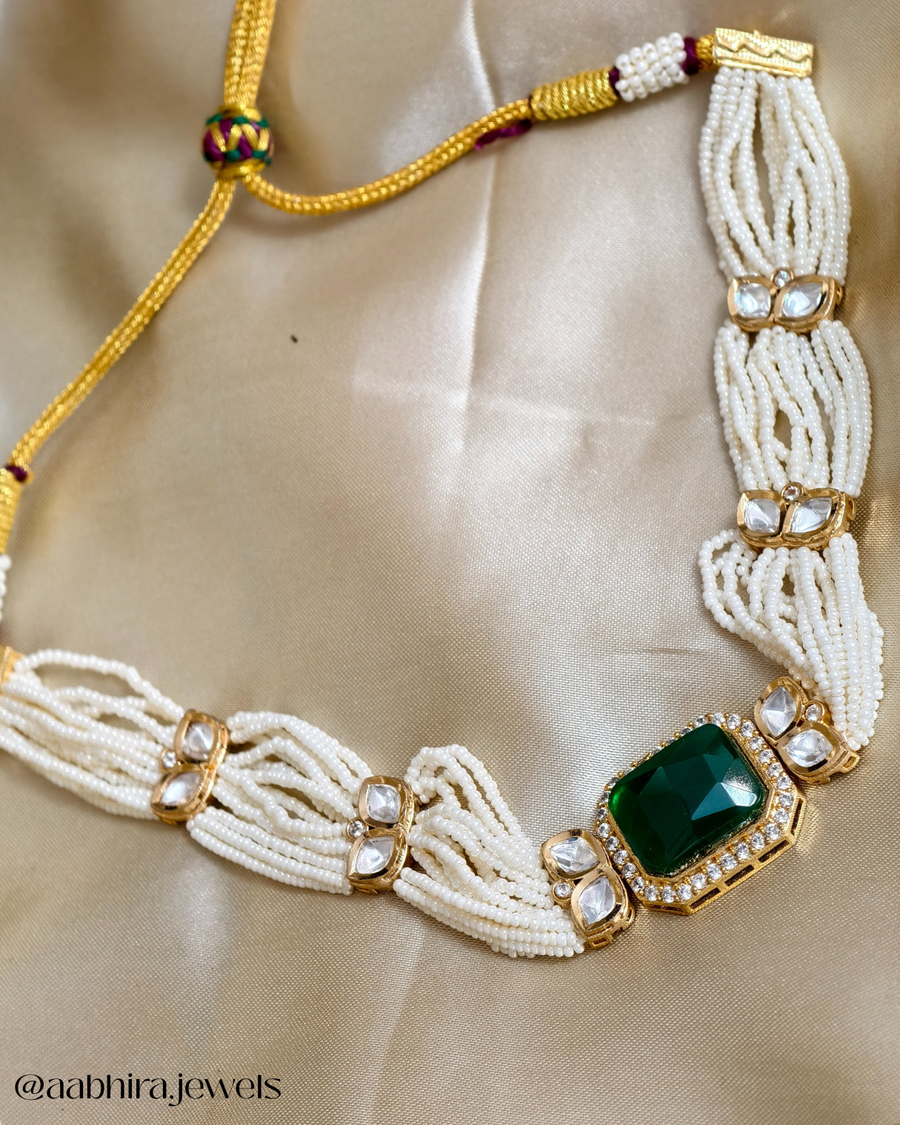 Sufaira Regal Green Choker Set