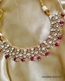 Aarvi Ruby Polki Choker Set