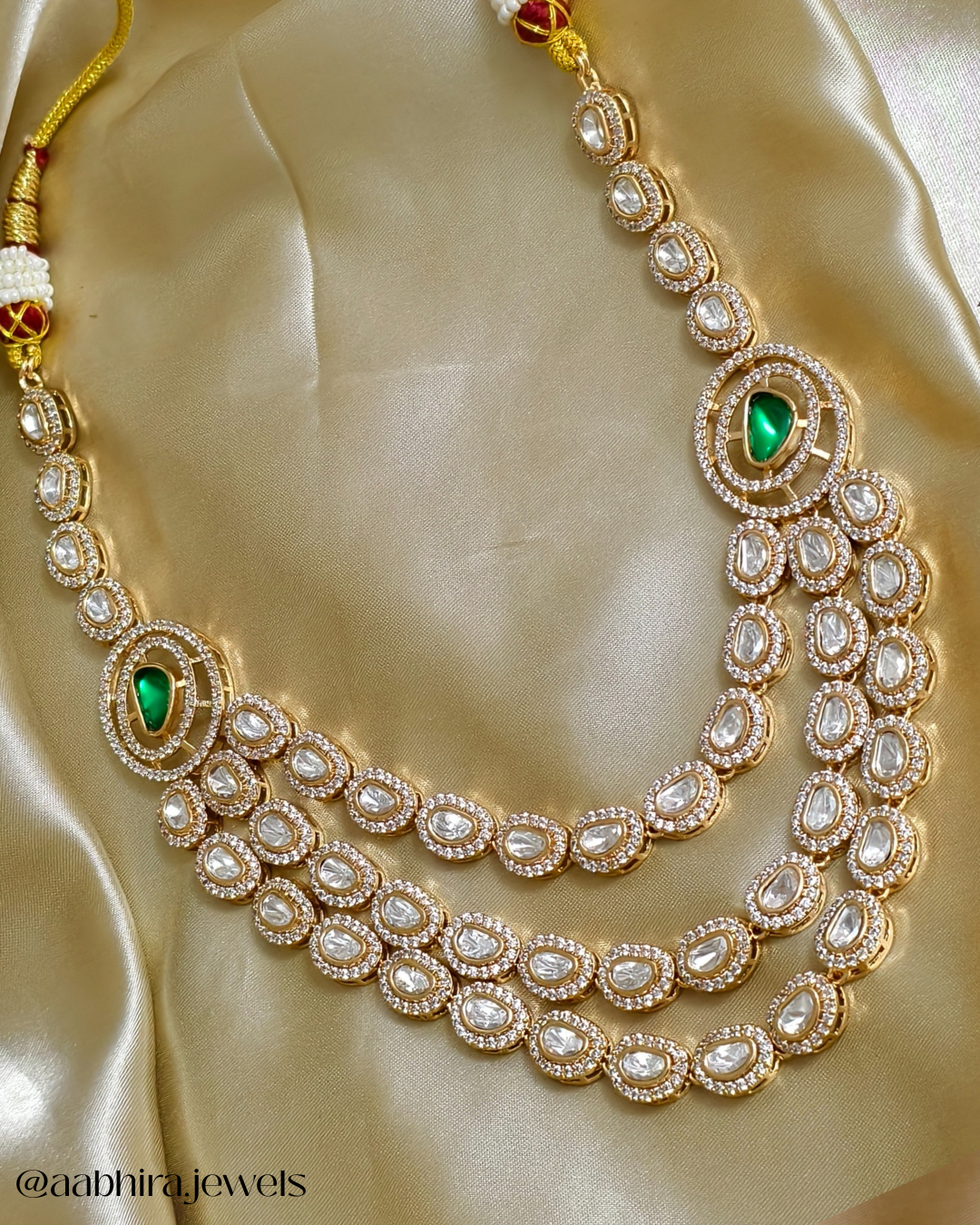 Aamira Polki Elegance Necklace Set