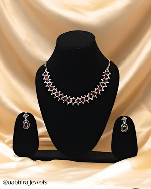 Rudhira oxidised Set - Pink