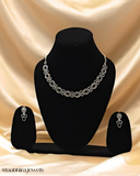 Vrittika oxidised Set - Black