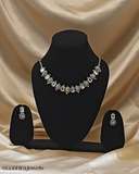 Amrika Oxidised Set - White