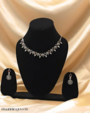Ranjini Oxidised Set - red color stone