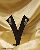 Amrika Oxidised Set - White