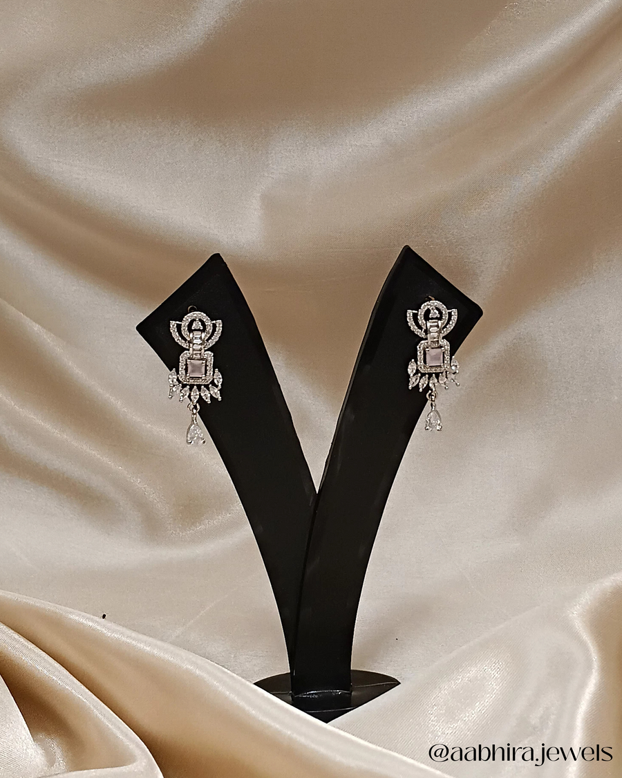 Arzoo Pendant Set -Pink