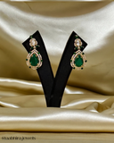 Zarina Emerald Green Polki Set