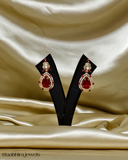 Zarina Ruby red Polki Set