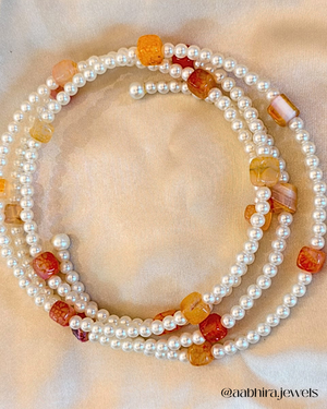 Élise Agate Pearl Choker