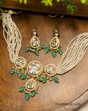 Heritage Kundan & Pearl Choker Necklace Set