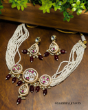 Heritage Kundan & Pearl Choker Necklace Set