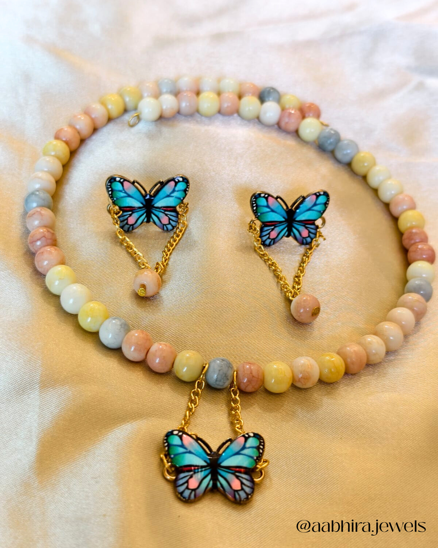 Butterfly Bloom Choker Set