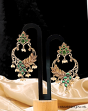 The Empress Earrings - Emerald Green