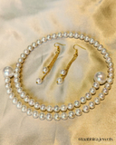 La Perla Luxe Shell Pearl Choker Set